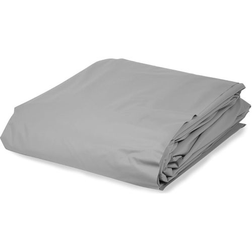Poolfolie oval 0,8 mm grau 3,60 x 7,37 x 1,50 m