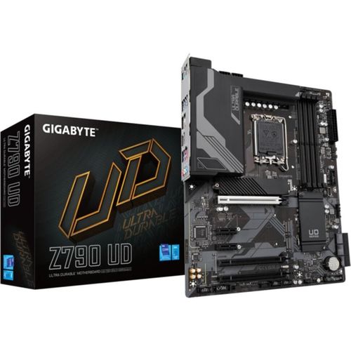 Gigabyte Z790 UD - 1.0 - Motherboard - ATX - LGA1700-Sockel - Z790 Chipsatz - USB-C Gen1, USB 3.2 Gen 1, USB 3.2 Gen 2, USB-C Gen 2x2 - 2.5 Gigabit LAN - Onboard-Grafik (CPU erforderlich)