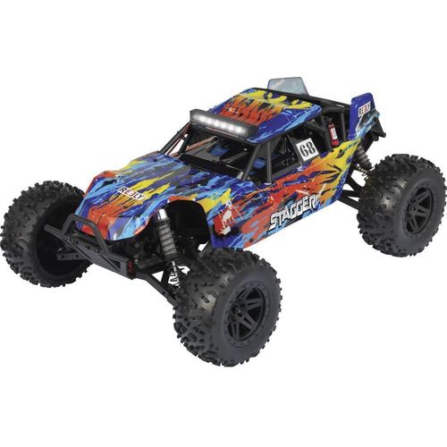 Reely Stagger Brushed 1:10 RC Modellauto Elektro Buggy Allradantrieb (4WD) 100% RtR 2,4 GHz inkl. Akku, Ladegerät und S