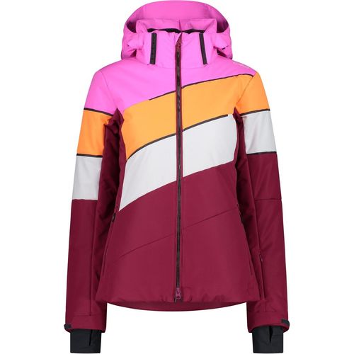 Cmp Woman Jacket Zip Hood H921 Sangria 44