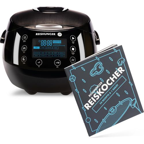 Reishunger Digitaler Reiskocher 1,5l inkl. Kochbuch