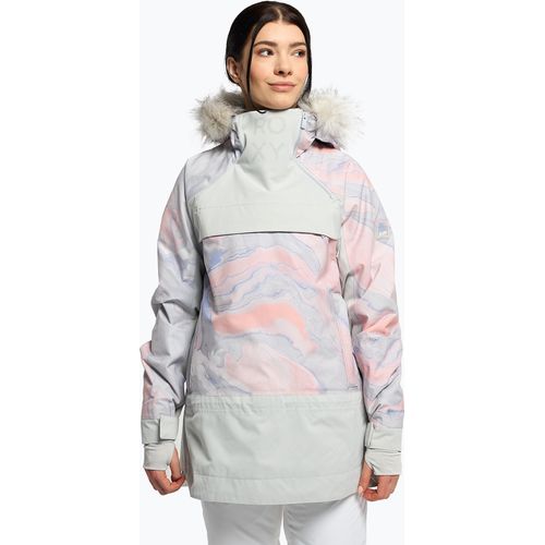 Damen Snowboardjacke Roxy Chloe Kim Overhead lila ERJTJ03390