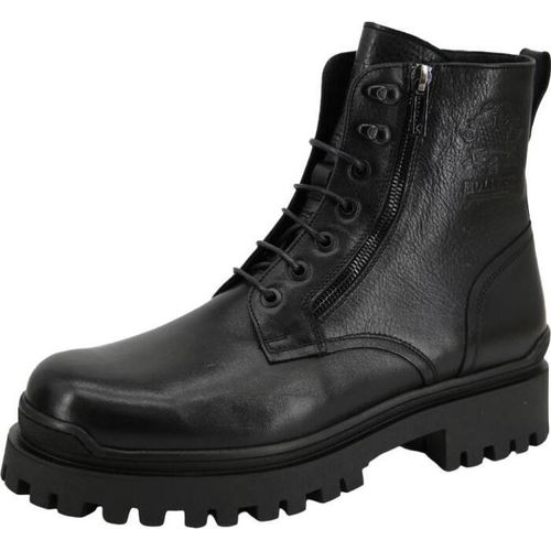 Lammfell Straßenschuhe Modell 0692 Schwarz - Schuhgröße: EUR 43