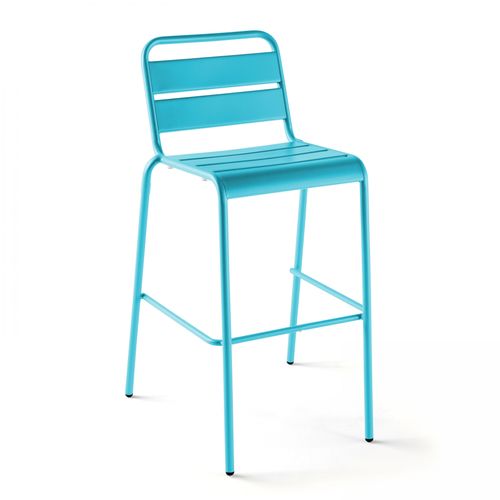 Barhocker aus Metall Blau - Oviala Palavas