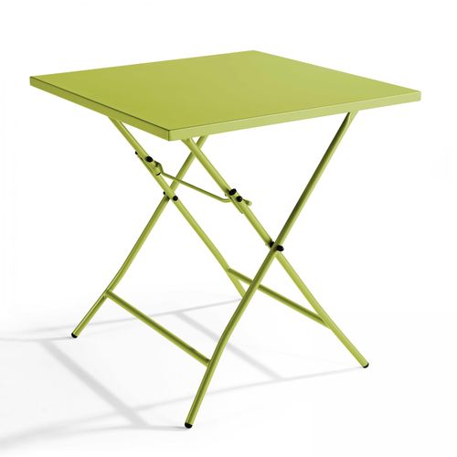 Tischer Klappbarer Outdoor-Gartentisch Grün - Oviala Palavas