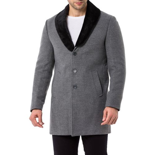 Red Bridge Herren Jacke Trenchcoat Mantel Grau 3XL