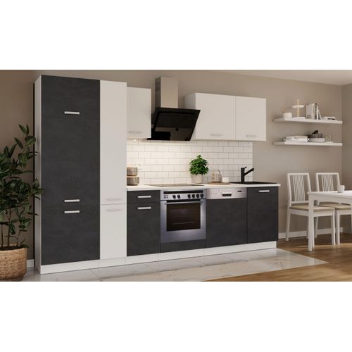 Küche Toni 300 cm Küchenzeile Küchenblock Singleküche Einbauküche