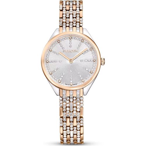 SWAROVSKI Damen Uhr 30 mm Schweizer Quarz Roséfarben ATTRACT 5649987
