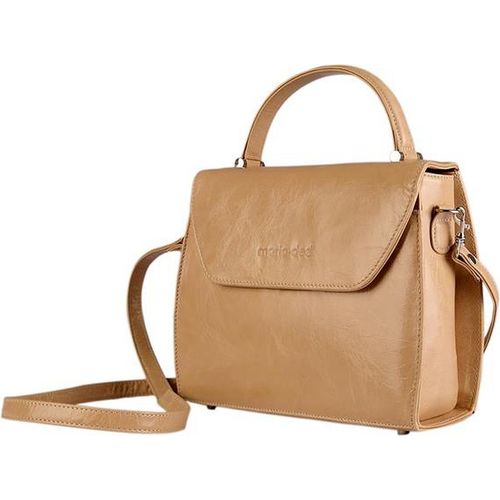 Handtasche Anette beige echt Leder