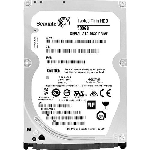 Seagate 500Gb ST500LM021 32MB Cache 7200Rpm Sata III 2,5