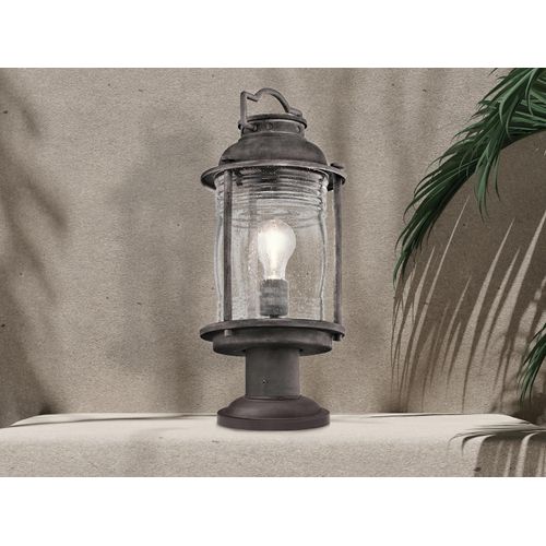 LED Außenleuchte Sockelleuchte, Industrielampe Terrassenbeleuchtung & Gartenweg