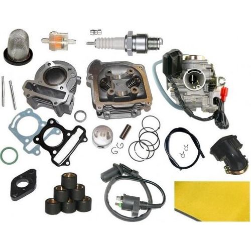 Zylinder KIT Kopf ZÜNDKERZE für Pulse Zoom 50 4T bis2017 Zylinderkit Zylinderkit