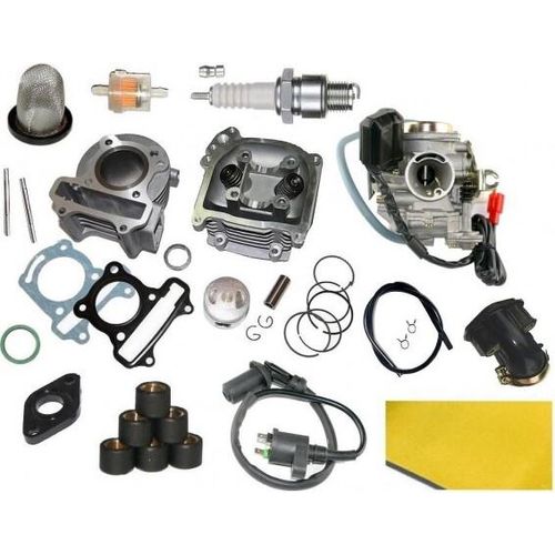 NEU Zylinder KIT Kopf VERGASER für BAOTIAN BT49QT-7 50ccm 4T Luft bis2017 Zylinderkit