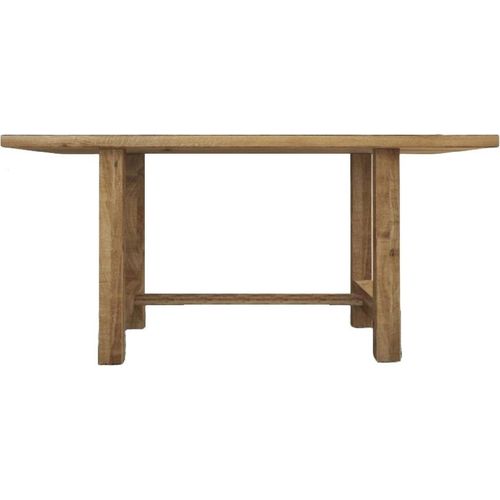 Esstisch Ringo aus Wildeiche massiv 100x180x77 mit Holzfußgestell