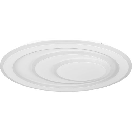 EGLO LED Deckenleuchte Palagiano 1, runde Deckenlampe, Deckenbeleuchtung aus Metall und Kunststoff in Weiß, Lampe in neutralweiß, Ø 48 cm