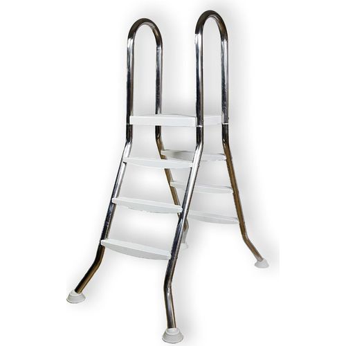 Aufstell Pool Leiter Edelstahl bis 90 cm Poolleiter 3 Stufen