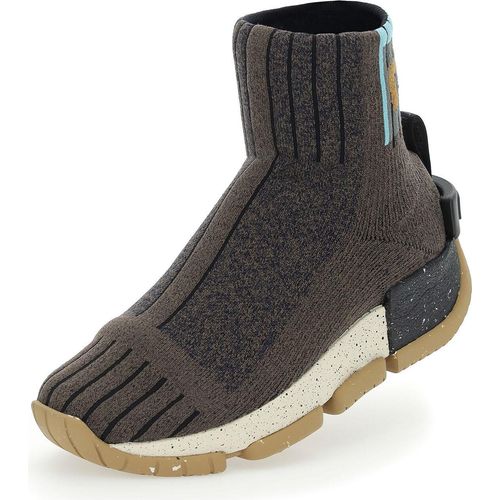 UYN Urquiola Urban Socken-Schuh mit beigefarbiger Sohle Damen brown melange/light blue 36