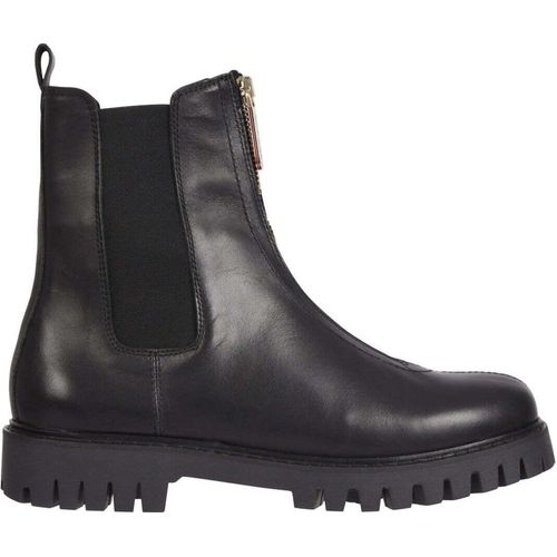 Tommy Hilfiger Damen Stiefeletten FW0FW06727 BDS Farbe: Schwarz Größe: 36