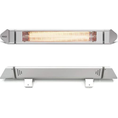 VASNER Teras 25 Basix Heizstrahler 1 Stufe 2500 W Silber