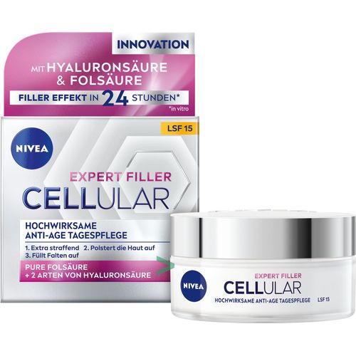 Nivea Expert Filler Cellular Anti-Age Tagescreme 6er Pack (6x50ml) + usy Block
