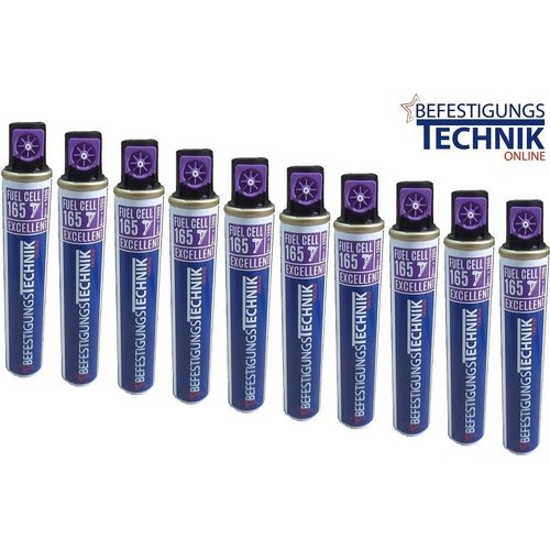 10x Gas Gaskartusche lila Ring 165mm für Tjep GRF 34/100 Excellent Gasnagler