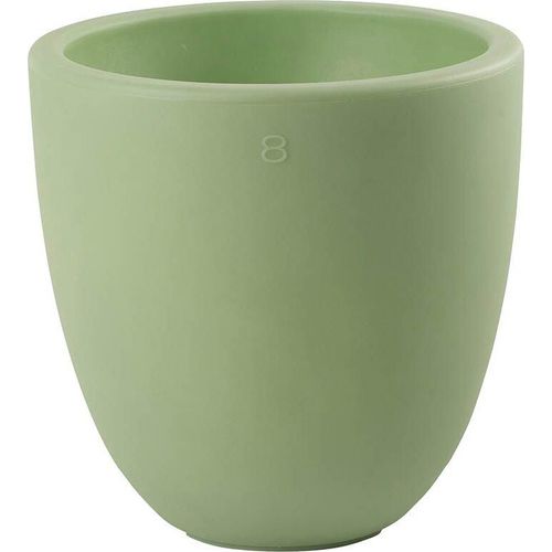 LED Blumentopf Shining Curvy Pot S (Mint) ? x H: 39x39cm