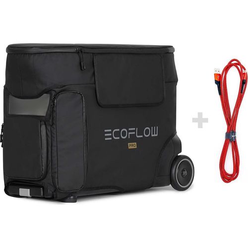 EcoFlow DELTA Pro Bag inkl. GRATIS Schnellladekabel USB-C Anschluss