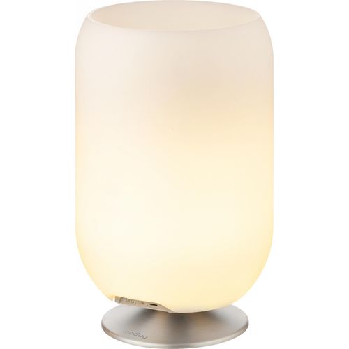 KOODUU Atmos LED Bluetooth Lautsprecher mit Getränkehalter Brushed Silver