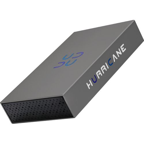 Hurricane 3518C3 8TB Aluminium Externe Festplatte, 3.5 Zoll, USB C HDD extern Backup Desktop Speicher mit Netzteil für PC, smart TV, Ps4, Xbox Laptop, kompatibel mit Windows mac OS Linux