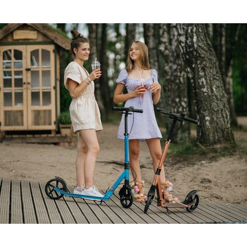 City-Roller Scooter Movino Comfort+ für Kinder, Jugendliche und Erwachsene Blau
