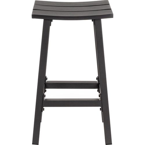 Barhocker Skipper 41,8 x 31 x 71 cm Aluminium Anthrazit Hocker Sitz Neu