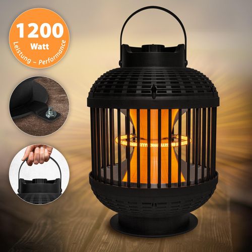 Hellstrahler Terrasenstrahler Infrarot Elektrisch Heizstrahler Wärmestrahler 1200Watt Mi-Heat Rom
