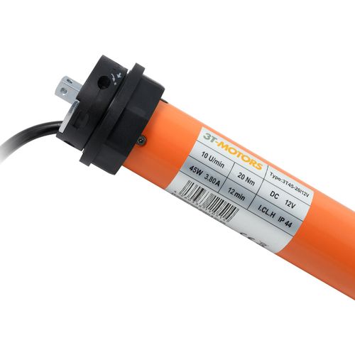 3T-MOTORS 12V Rollladenmotor mit mechanischen Endschaltern 3T45-20/12V SW60