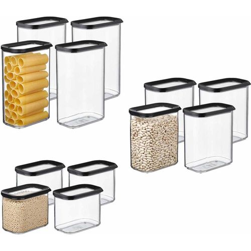 Mepal MODULA Vorratsdosen Sparset 12er Set schwarz