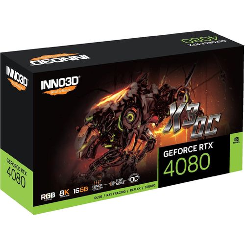 Inno3D GeForce RTX 4080 X3 - OC Edition - Grafikkarten
