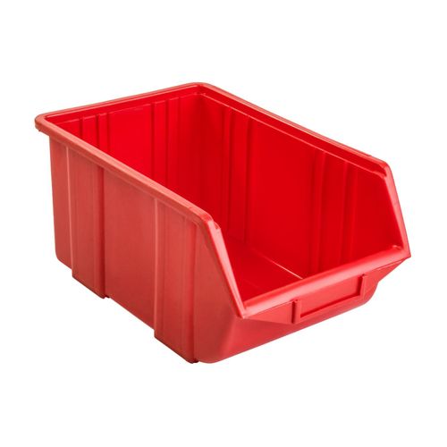 20 x Lagerboxen Stapelboxen Sichtlagerkasten Eco Box Rot 34,5x22,5x16,5cm Sortierkasten