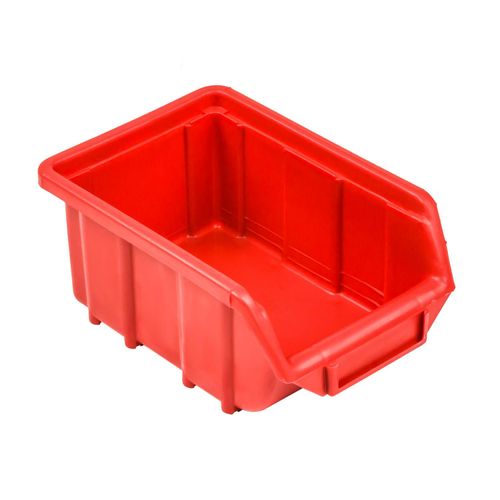 100 x Lagerboxen Stapelboxen Sichtlagerkasten Eco Box Rot 17x11,5x7,5cm Sortierkasten
