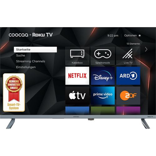 Coocaa 32R3G LED- & LCD-TV mit 31.5 Zoll & HDR10, Bildwiederholung von 200Hz
