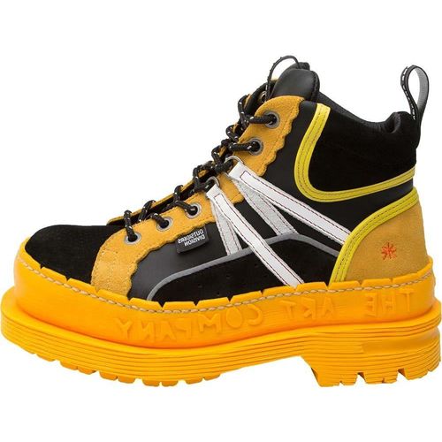 *art Schnürstiefel 0201S MULTI BLACK-YELLOW/ARTMOON OUTSIDERS Farbe Black-yellow