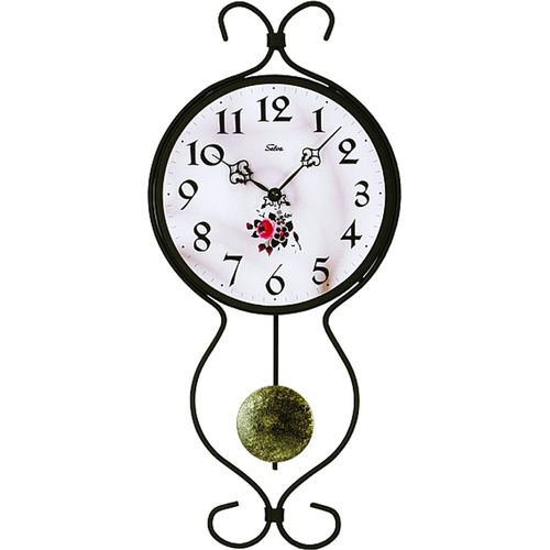 SELVA Quarz-Pendelwanduhr