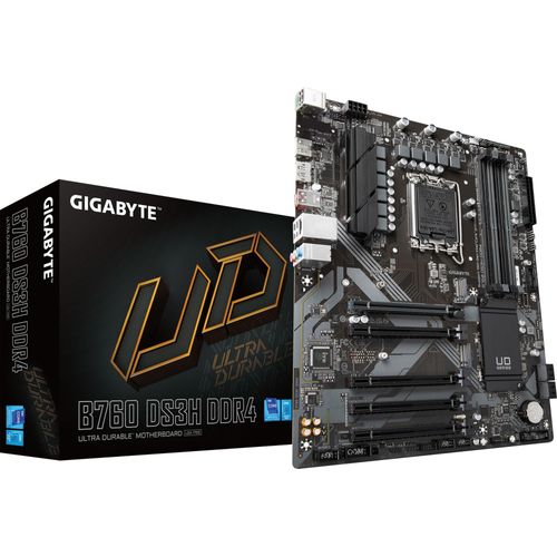 Gigabyte B760 DS3H DDR4 Intel B760 Express LGA 1700 ATX Mainboard