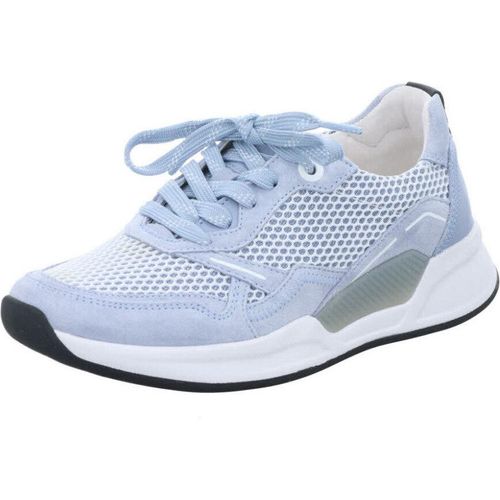 Gabor Damen Sneaker hellblau glitzer