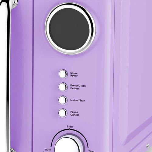 Mikrowelle Retro Design Emerio MW-112141.4 Lila / Purple / Violett