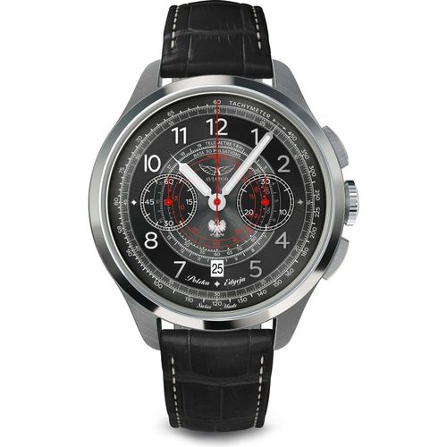 Aviator Herrenuhr Aviator Heritage Chronograph Trimeter Limited Edition aviator-V.4.40.0.350.4-PL