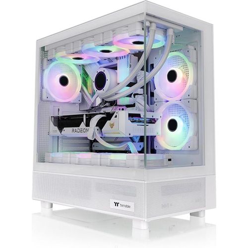 Gaming PC Weiß Glasgehäuse High End mit AMD Ryzen 5500 CPU | Nvidia GeForce RTX 3050 | 32 GB RAM DDR4 | 1 TB NVMe M.2 SSD | Windows 11 Pro