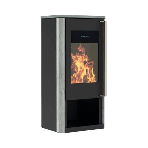 Kaminofen Wamsler Turon Stahl Naturstein schwarz 8 kW