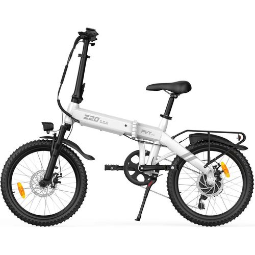E-Bike PVY Z20 PRO EVO , 250W Motor, 36V14.5AH Batterie , 20 Zoll Reifen Mechanische Scheibenbremsen - Wei?