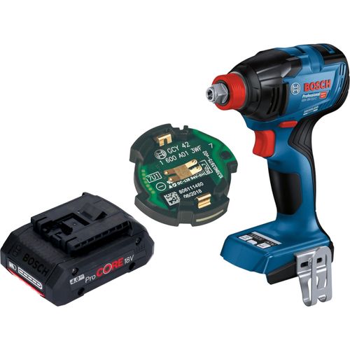 Bosch GDX 18V-210 C Professional Akku Drehschlagschrauber 18 V 210 Nm Brushless + 1x ProCORE Akku 4,0 Ah + GCY 42 Bluetooth Modul - ohne Ladegerät