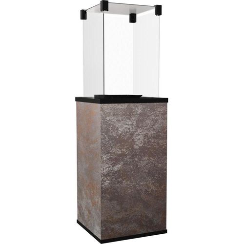 Terrassenheizer Patio Quarzsinter Oxide Nero automatische Steuerung 8,2kW
