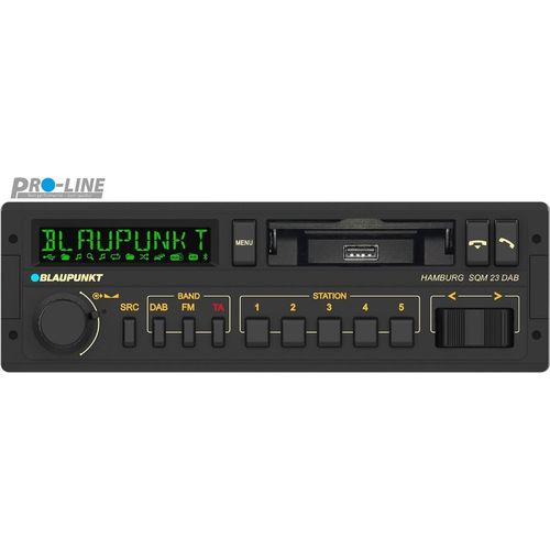 Blaupunkt HAMBURG SQM 23 DAB | 1-DIN Youngtimer Autoradio | Bluetooth USB MP3